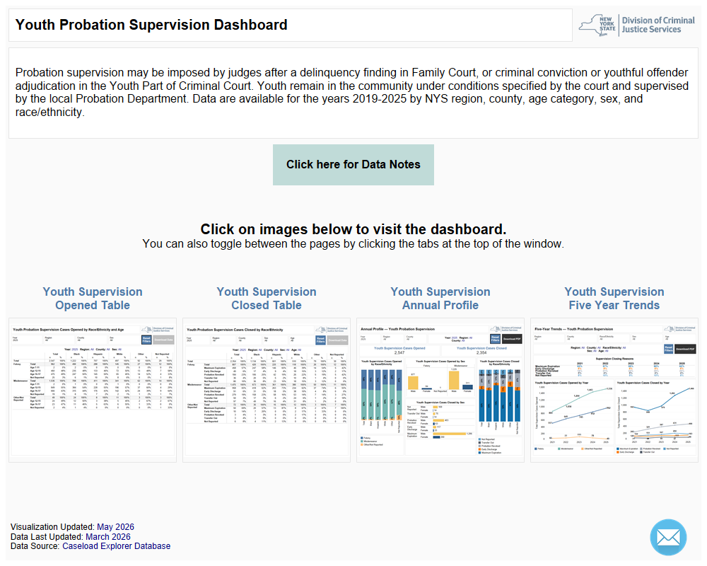 image of youth probation supervision tableau